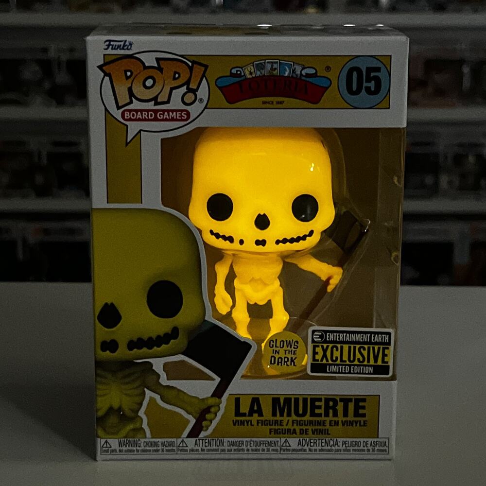 Funko Pop Mexican Board Game La Muerte Glow Entertainment Earth 05 Vinyl Figure